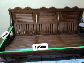 Kursi kayu jati asli