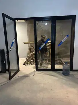Pintu kusen jendela almunium