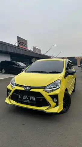 KM RENDAH TOYOTA AGYA MATIC 2022 KUNING