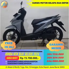 HONDA NEW BEAT DELUXE 2024 CASH/KREDIT PROSES CEPAT SYARAT MUDAH
