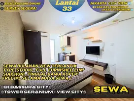 Sewa Bulanan Studio Furnished View Tercantik Dan Praktis! Bassura City