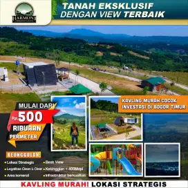Tanah murah legalitas resmi 55jtan per 100 meter