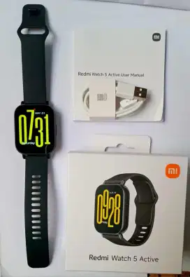 Smartwatch Redmi 5 Active Baru sebulan