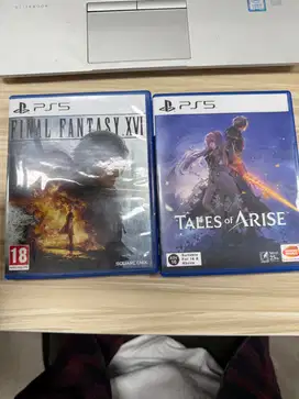 Jual BD Game PS5 Final Fantasy XVI dan Tales of Arise