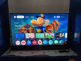 Polytron tv 50 inch uhd 4k android cinemax soundbar