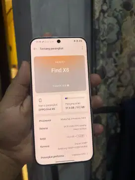 DIJUAL EX LELANG PEGADAIAN
OPPO FIND X8 16/512GB