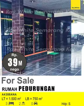 DIJUAL RUMAH DI PEDURUNGAN A4386
