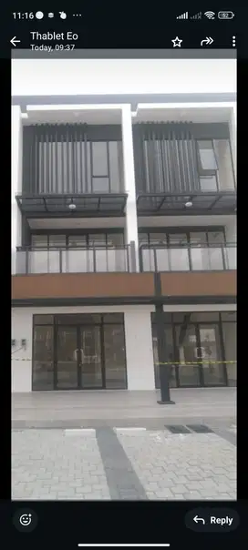 Di Sewakan Ruko Hampton Promenade Bolervard Gading Serpong