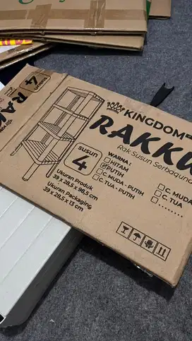 Rak bekas 4 susun