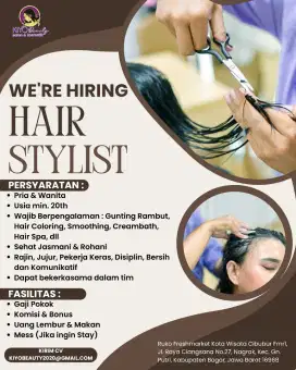 Lowongan Hair Stylist