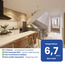 Kost Full Occupancy 28 Kamar di UI Depok, Cuan Rp672 Juta/Tahun!