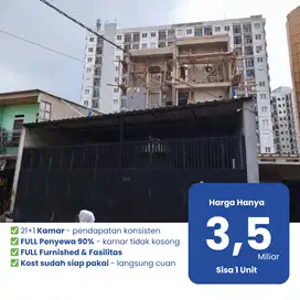 Kost Full Occupancy 21+1 Kamar di Karawaci, Cuan Rp453 Juta/Tahun!