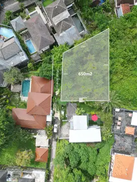 Ocean View Land in Ungasan Toyaning