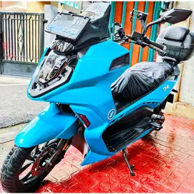 MOTOR ALVA ONE km 9rb an mulus like new maka listrik q x xp alfa CERVo