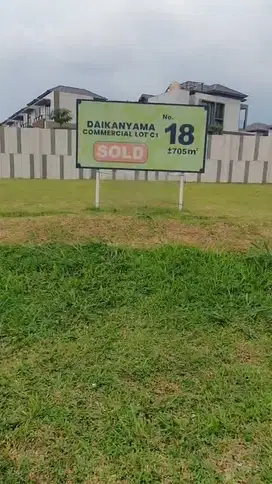 Disewakan Cepat Kavling Komersial Daikanyama at The Zora BSD