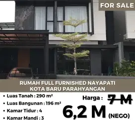 Turun Harga Murah Rumah Di Kota Baru Parahyangan Full Furnished Nego