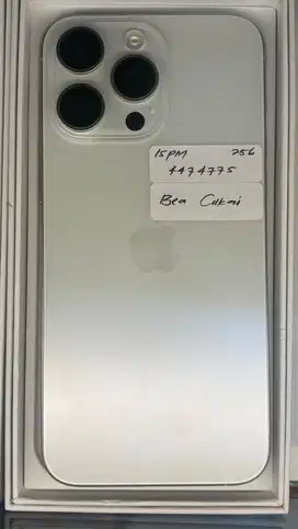 IPHONE 15 Promax 256GB SECOND ORIGINAL