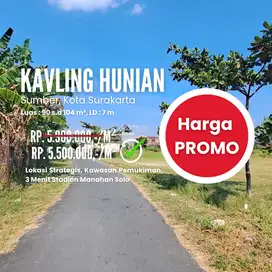 Kavling Hunian Sumber Solo Dekat Manahan & Pusat Kota