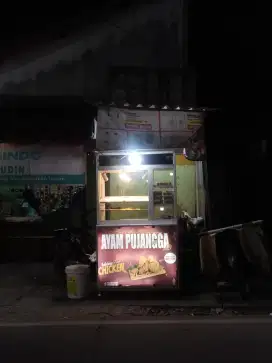 Gerobak full alumunium bersih kuat dan kokoh ,