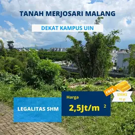Kawasan kampus malang, tanah strategis.