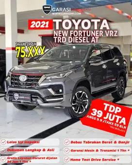 (TDP 39 JT)TOYOTA FORTUNER NEW VRZ TRD DIESEL AT 2021