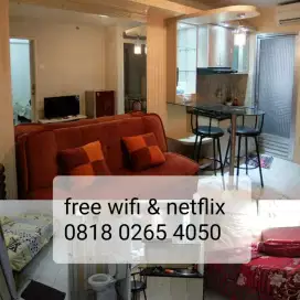 Sewa transit / jam & harian ready Apartemen Kalibata City 2BR Jakarta