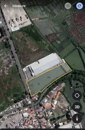 Jual Tanah Industri Nol Raya Tambak Osowilangun, benowo