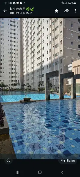Disewakan apartemen puncak kertajaya furnish