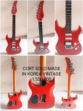Gitar listrik cort solo vintage korea RARE item