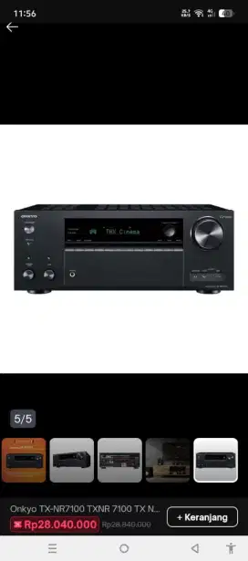 Amplifier avr onkyo trx 7100