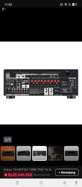 Amplifier avr Onkyo TRX 7100