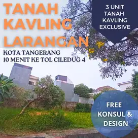 Jual Tanah Kavling Larangan Kota Tangerang, 5 Menit ke univ Budi Luhur