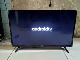 Tv led 32in merk changhong android normal
