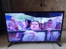 Tv led 32in sharp analog normal mal
