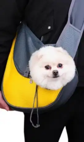 Tas bahu selempang anjing kucing (size L)