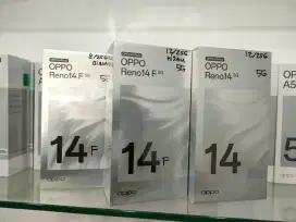 READY NEW OPPO RENO 14 F 5G 12/256GB ORI GARANSI RESMI