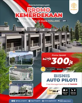 KAMAR KOS STRATEGIS DEPAN KAMPUS MUHAMADYAH KOTA MALANG