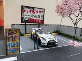 Hotwheels nissan GTR R35 LBWK super silhouette Loose team transport
