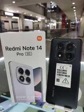 Redmi note 14 pro 5g 8/256 black mulus sebulan pakai