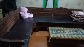 Bangku Ruang tamu Bonus Bantal Busa