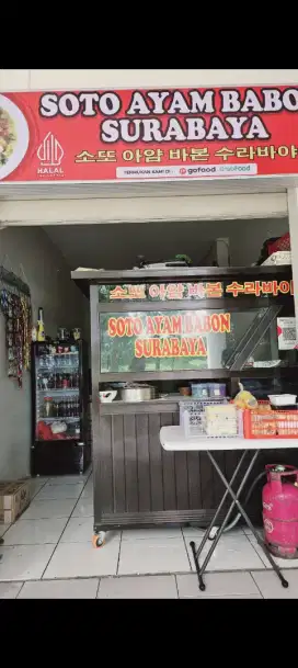 Dijual komplit usaha frenchise soto ayam babon