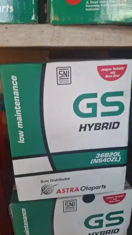Menjual Aki mobil merk GS ( NS70ZL)