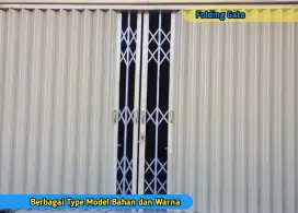 Pintu Gerbang Garasi Ruko Gudang Minimarket Toko Dealer Folding Gate