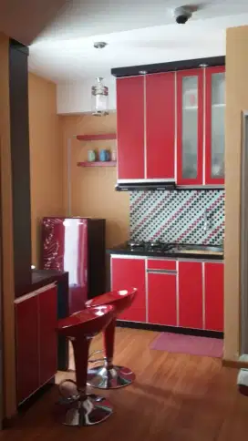 Jual murah Apartement Pancoran Riverside Jak-Sel, furnish 2 Br, 1 Km