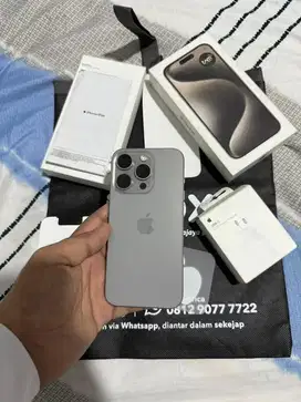 iPhone 15 pro 128gb ibox garansi aktif