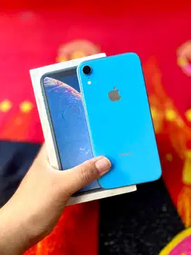 iphone XR 64gb Blue fullset mulus