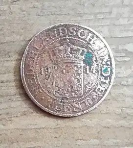 Uang Kuno Koin Netherland indie 1 cent, 1/2 cent, 2,5 cent