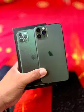 Iphone 11 Pro 256gb Green Fullset Mulus