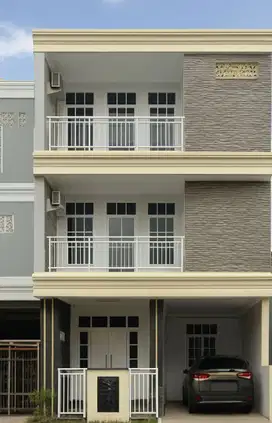 Dijual Rumah 3 Lantai Full Bangunan