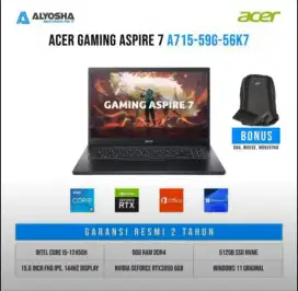 Acer Aspire 7 PRO A715 54G 56K7 15 12450H 8Gb 512Gb
